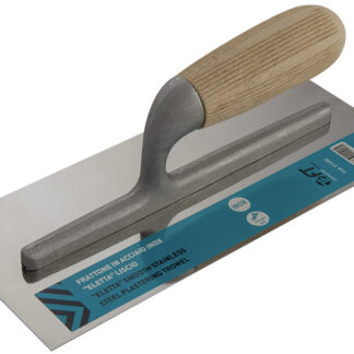 FRATTONE INOX “ELETTA” LISCIO CON MANICO IN LEGNO