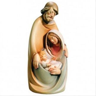 Sacra famiglia in legno