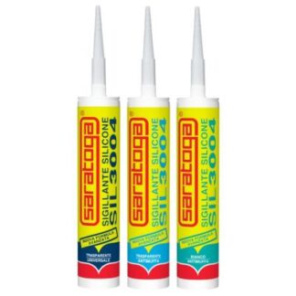 Silicone acetico bianco antimuffa da ml 280 SIL3004