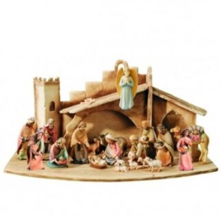 Presepe in legno modello Leonardo 20 pezzi